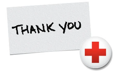 American Red Cross Thank you